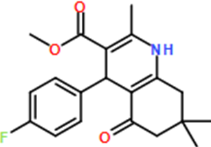 Methyl 4-(4-fluorophenyl)-2,7,7-trimethyl-5-oxo-1,4,5,6,7,8-hexahydroquinoline-3-carboxylate